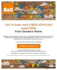 B&amp;Q eGift Card - Choose Product